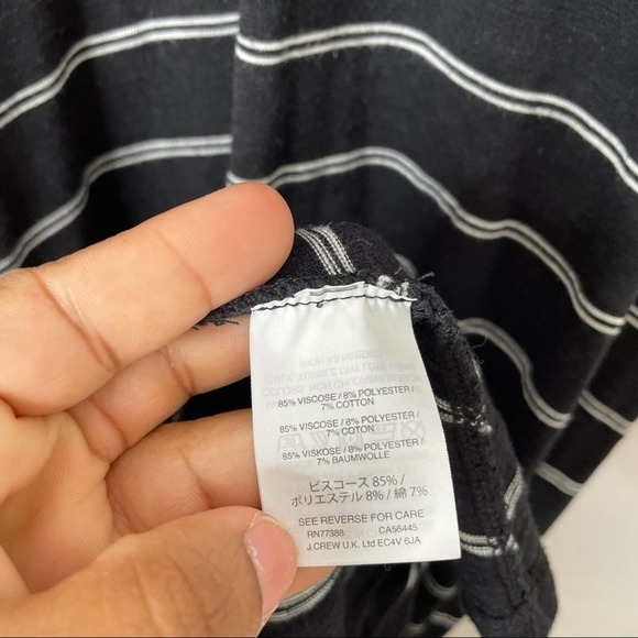 Madewell Highpoint Tank Dress in Hosta Stripe black/white size XS - Picture 8 of 8